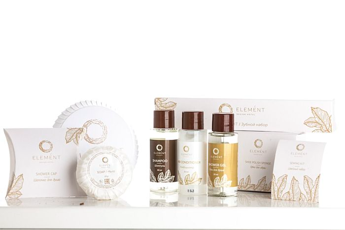 Гостиничная парфюмерия с логотипом